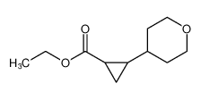 ethyl 2-(tetrahydro-2H-pyran-4-yl)cyclopropane-1-carboxylate 1824027-95-3