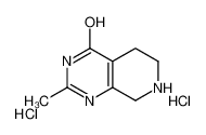 2-methyl-5,6,7,8-tetrahydro-1H-pyrido[3,4-d]pyrimidin-4-one,dihydrochloride 62260-00-8