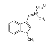 72010-39-0 spectrum, N-methyl-N-[(1-methyl-1H-indol-3-yl)methylene]methanaminium chloride