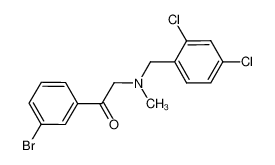 1-(3-bromophenyl)-2-((2,4-dichlorobenzyl)(methyl)amino)ethanone 1234366-96-1