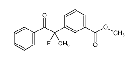 1221794-85-9 methyl 3-(1-fluoro-1-methyl-2-oxo-2-phenylethyl)benzoate