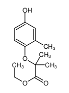 2-(4-羟基-2-甲基苯氧基)-2-甲基丙酸乙酯