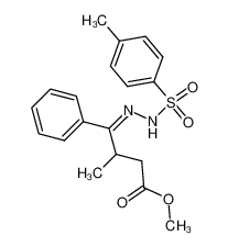 methyl 3-methyl-4-phenyl-4-<N'-(p-toluenesulfonyl)hydrazono>-butanoate 101073-98-7