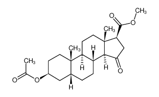 97905-88-9 spectrum, 3β-acetoxy-15-oxo-5β-androstane-17β-carboxylic acid methyl ester