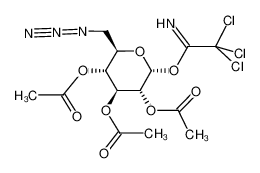 6-azido-2,3,4-tri-O-acetyl-6-deoxy-α-D-glucopyranosyl trichloroacetimidate 191668-79-8