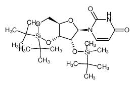 2'-O-(tert-butyldimethylsilyl)-3',5'-O-(di-tert-butylsilanediyl)uridine