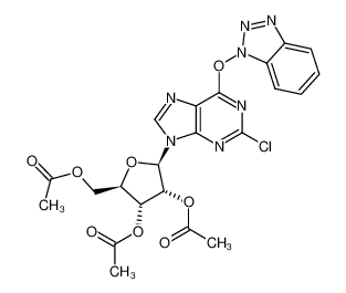 1277180-82-1 structure, C22H20ClN7O8