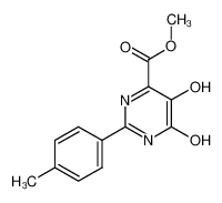 5,6-DIHYDROXY-2-P-TOLYL-PYRIMIDINE-4-CARBOXYLIC ACID METHYL ESTER 519032-06-5