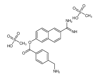 6-脒基-2-萘基-4-氨基甲基苯甲酸酯二甲烷磺酸盐