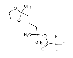 104857-59-2 structure, C12H19F3O4