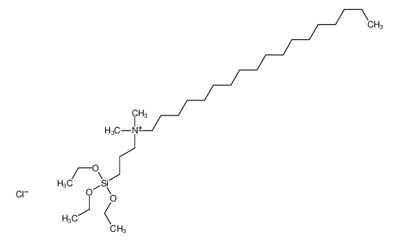 62117-57-1 二甲基十八烷基[3-(三乙氧基硅烷基)丙基]氯化铵