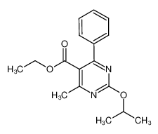 ethyl 2-isopropoxy-4-methyl-6-phenylpyrimidine-5-carboxylate 1245716-70-4