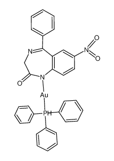 128493-73-2 structure, C33H26AuN3O3P