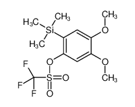 4,5-Dimethoxy-2-(trimethylsilyl)phenyl Trifluoromethanesulfonate 866252-52-0