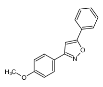 3-(4-methoxyphenyl)-5-phenyl-1,2-oxazole 3672-52-4