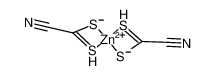 412294-99-6 structure, C4H4N2S4Zn