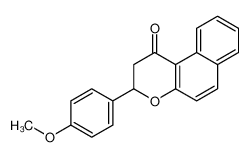 3-(4-methoxyphenyl)-2,3-dihydrobenzo[f]chromen-1-one 28656-21-5