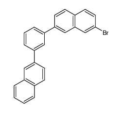 2-Brom-7-<3-(β-naphthyl)-phenyl>-naphthalin