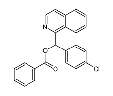 [(4-chlorophenyl)-isoquinolin-1-ylmethyl] benzoate 54923-37-4