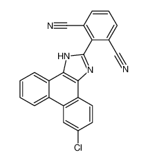 892549-43-8 structure, C23H11ClN4