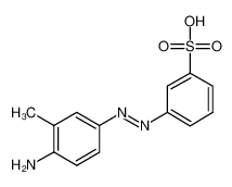 3-[(4-amino-3-methylphenyl)diazenyl]benzenesulfonic acid 55994-13-3