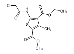 4-Ethyl 2-methyl 5-[(chloroacetyl)amino]-3-methylthiophene-2,4-dicarboxylate