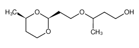 cis-2-<2-(3-hydroxy-1-methylpropoxy)-ethyl>-4-methyl-1,3-dioxane 101563-42-2