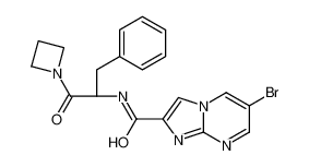 N-[(2S)-1-(azetidin-1-yl)-1-oxo-3-phenylpropan-2-yl]-6-bromoimidazo[1,2-a]pyrimidine-2-carboxamide 1204333-04-9