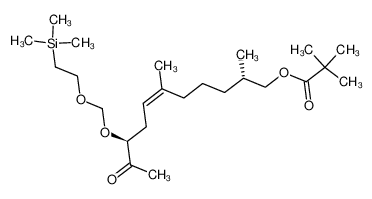 396092-41-4 (3S,10S,5Z)-6,10-dimethyl-3-(2-trimethylsilylethoxy)-methoxy-11-pivoyloxyundec-5-en-2-one