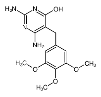37389-83-6 2,4-diamino-5-(3',4',5'-trimethoxy-benzyl)-6-hydroxy-pyrimidine