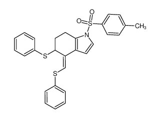 106507-72-6 spectrum, 5-phenylthio-4-(phenylthio)methylidene-1-(p-toluenesulfonyl)-4,5,6,7-tetrahydroindole