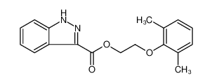 1H-Indazole-3-carboxylic acid, 2-(2,6-dimethylphenoxy)ethyl ester 852038-81-4