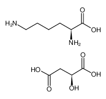 (2S)-2,6-diaminohexanoic acid,(2S)-2-hydroxybutanedioic acid 71555-10-7