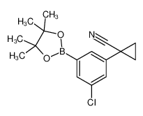 1-(3-氯-5-(4,4,5,5-四甲基-1,3,2-二噁硼烷-2-基)苯基)环丙烷甲腈