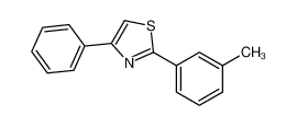 2-(3-Methylphenyl)-4-phenyl-1,3-thiazole 2227-70-5