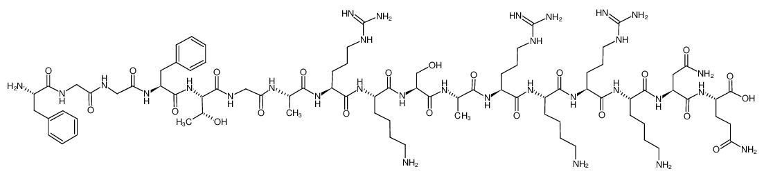 236098-40-1 structure, C82H137N31O22