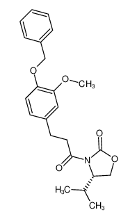 1321545-28-1 (S)-3-[3-(4-benzyloxy-3-methoxyphenyl)propanoyl]-4-isopropyloxazolidin-2-one