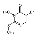 81560-06-7 5-bromo-3-methyl-2-(methylthio)pyrimidin-4(3H)-one