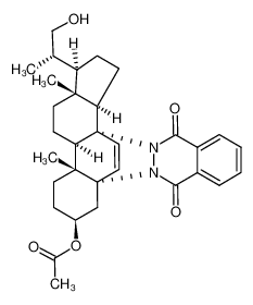 136463-14-4 (3R,3aR,5aR,5bR,8S,9aS,17aS,17bR)-3-((S)-1-hydroxypropan-2-yl)-3a,5b-dimethyl-11,16-dioxo-2,3,3a,4,5,5a,5b,6,7,8,9,11,16,17b-tetradecahydro-1H-9a,17a-ethenobenzo[c]cyclopenta[h]phthalazino[2,3-a]cinnolin-8-yl acetate