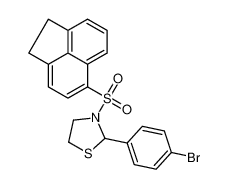 477516-20-4 structure, C21H18BrNO2S2