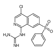 2-[7-(benzenesulfonyl)-4-chloroisoquinolin-1-yl]guanidine 788807-49-8