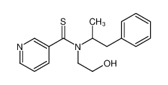 N-(2-Hydroxyethyl)-N-(1-phenyl-2-propanyl)-3-pyridinecarbothioami de