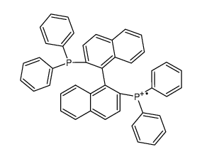 136655-44-2 structure, C44H32P2+