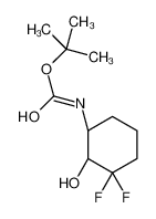 1109284-41-4 structure, C11H19F2NO3