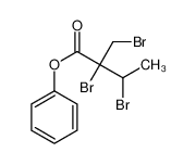 phenyl 2,3-dibromo-2-(bromomethyl)butanoate 62918-51-8