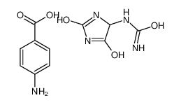 4-aminobenzoic acid,(2,5-dioxoimidazolidin-4-yl)urea 4207-42-5