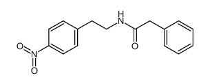 4-(2-(((phenylmethyl)carbonyl)amino)ethyl)nitrobenzene 83303-98-4