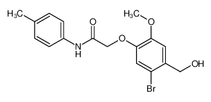 Acetamide, 2-[5-bromo-4-(hydroxymethyl)-2-methoxyphenoxy]-N-(4-methylphenyl)- 870541-53-0