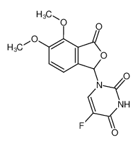 104189-62-0 structure, C14H11FN2O6