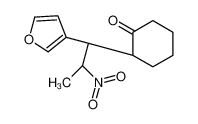 124070-90-2 spectrum, (2R)-2-[(1S)-1-(furan-3-yl)-2-nitropropyl]cyclohexan-1-one